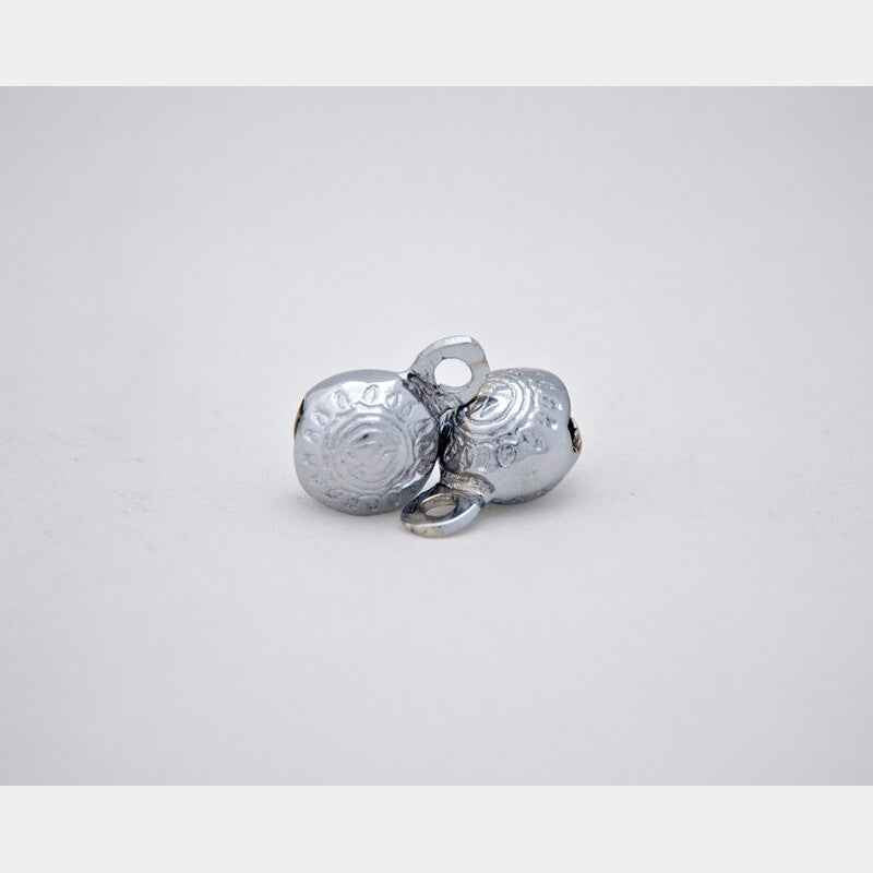 Dozen Single-Cut Embossed Brass Bells