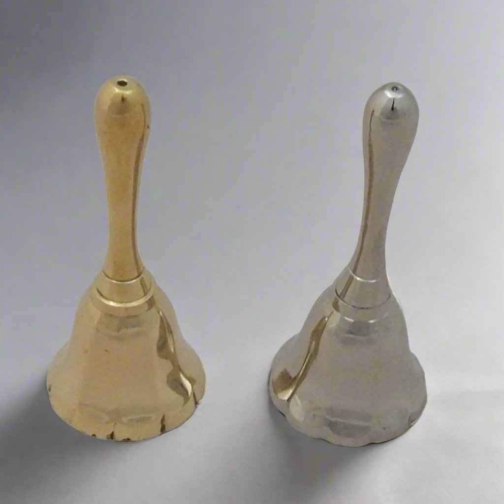 3-inch Tall Brass Handbells
