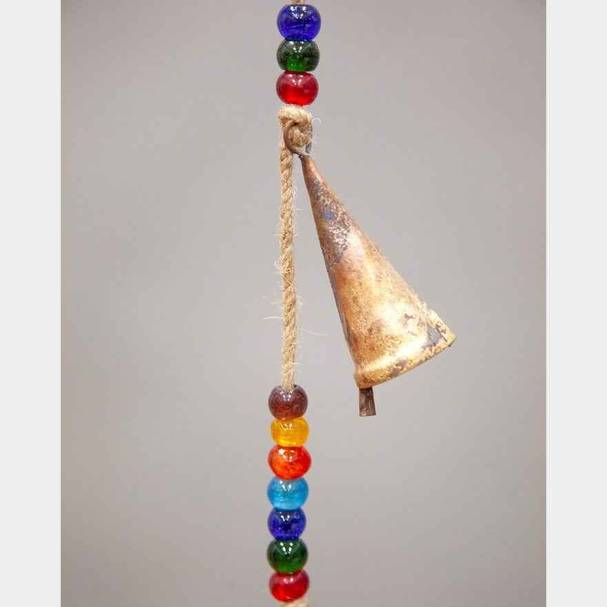 7-Chakra Beaded Chime with Tin Bells