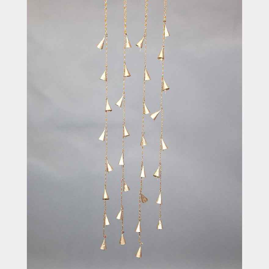 Eight Cone Shape Tin Bell Cord Chime
