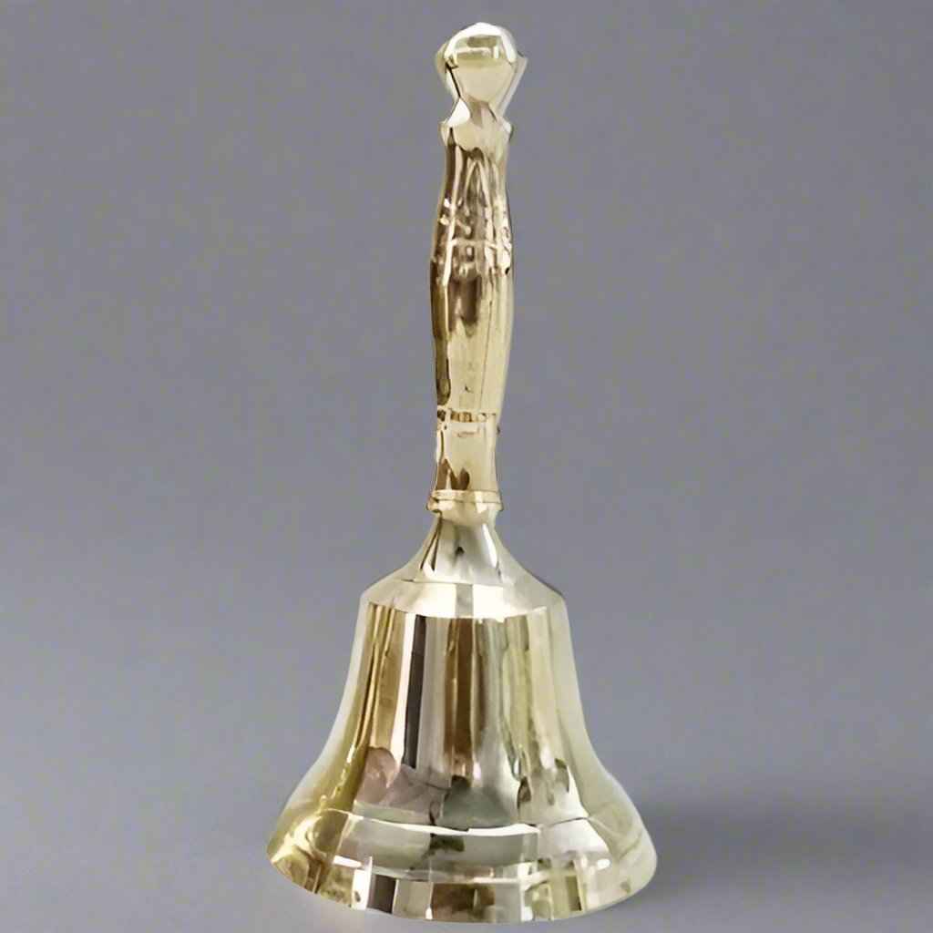 8" H Brass Handbell