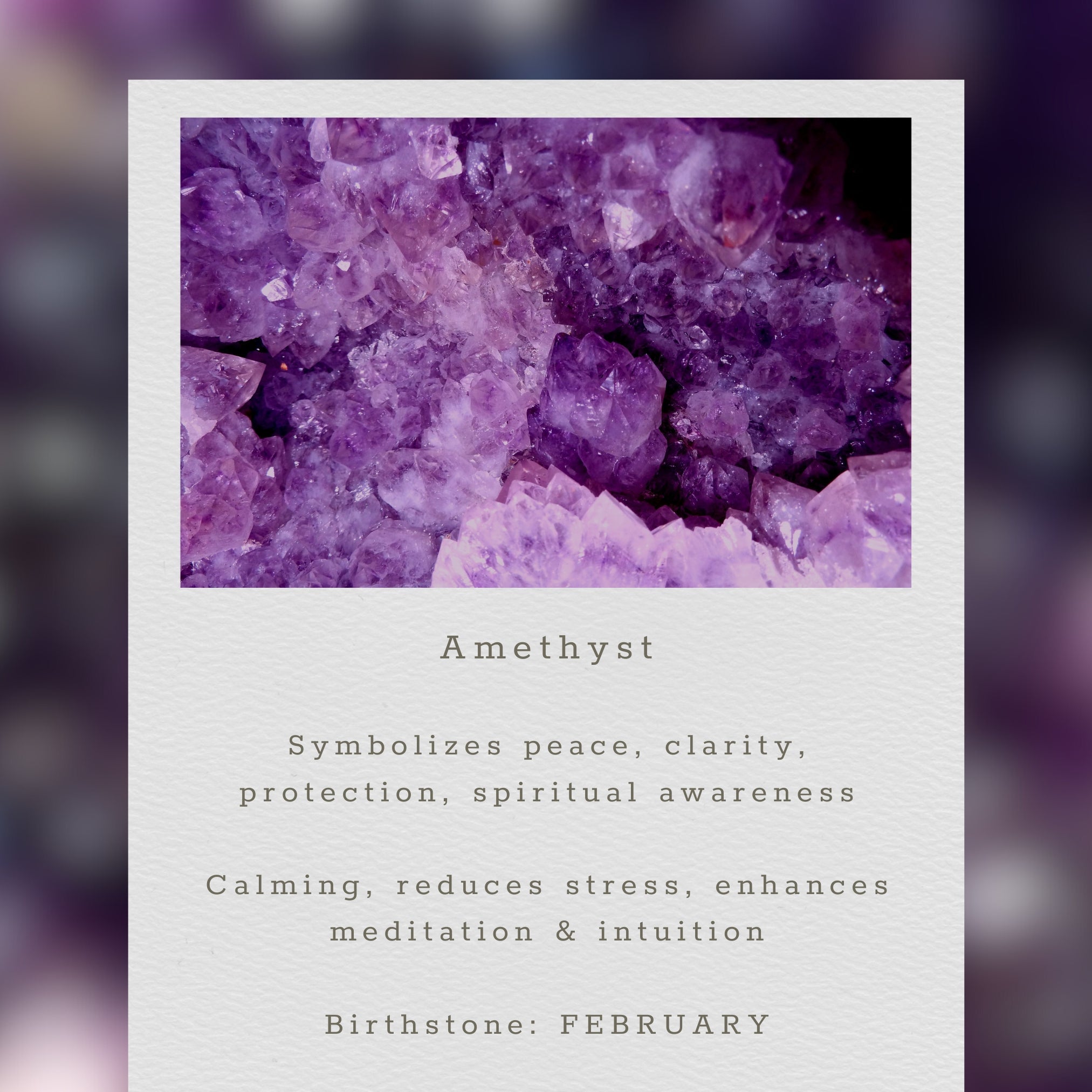 Amethyst Aurora Earrings