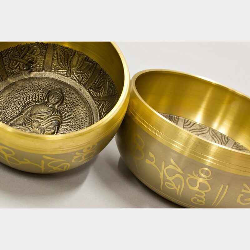 7-Metals Buddha Singing Bowls with Mallets