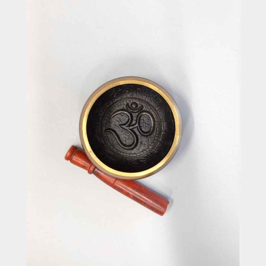 Seven-Metal OM Singing Bowl with Mallet