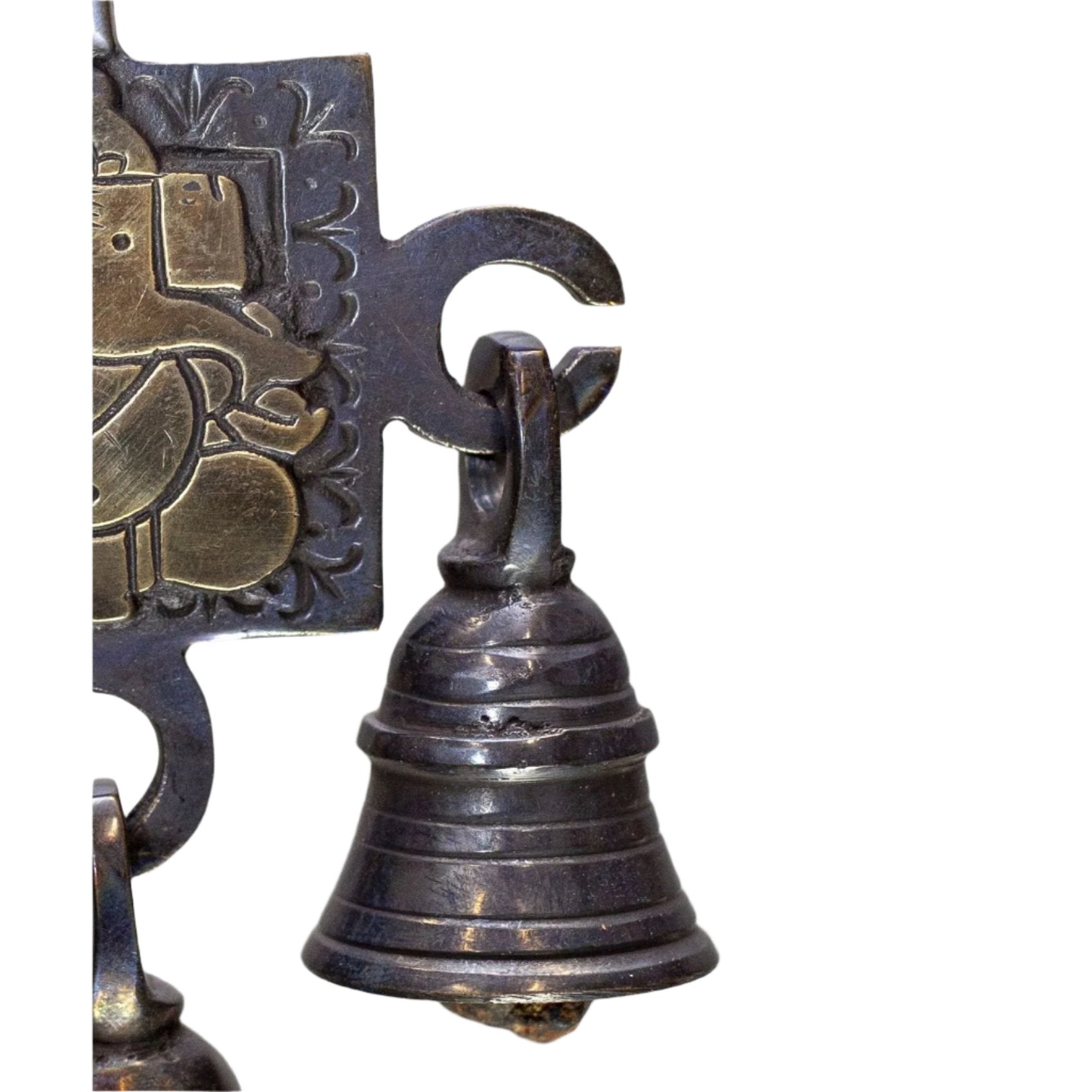 Antique Look Ganesh Bell Wind Chime - Decorative Bells - Bellbazaar.com - BS391