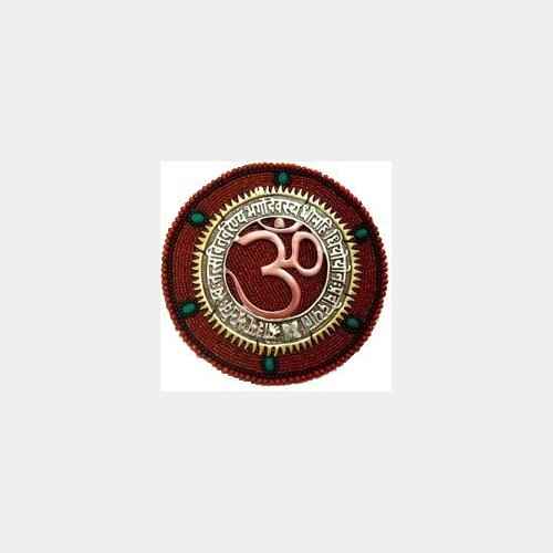 Beaded Om Wall Hanging