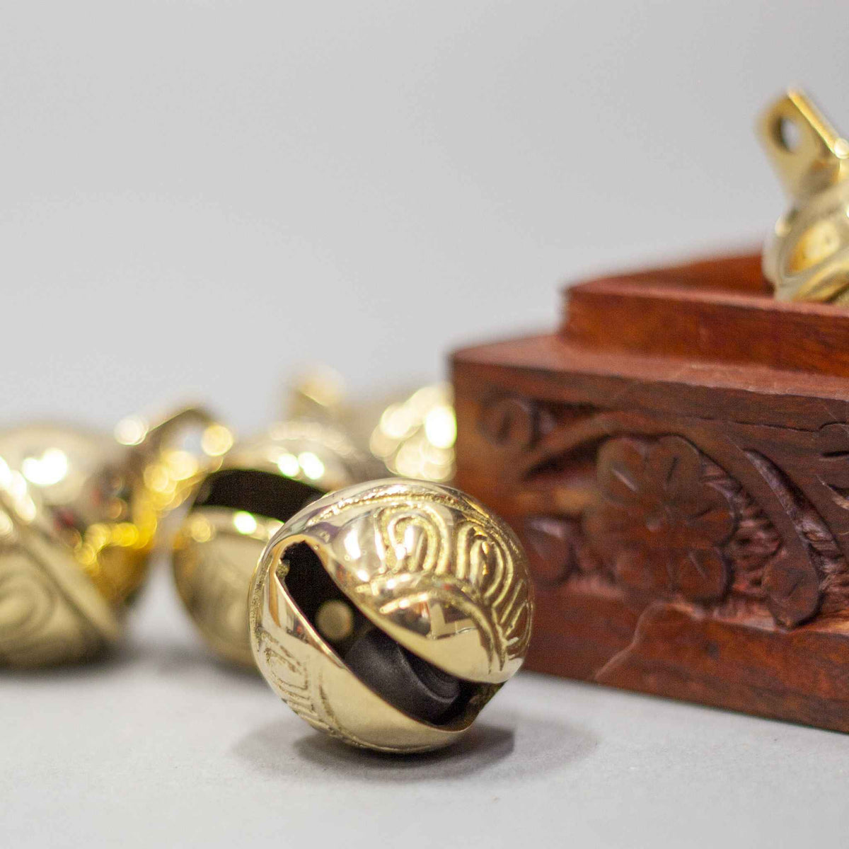 Brass Polar Bells - 1.5-Inch Engraved Bells