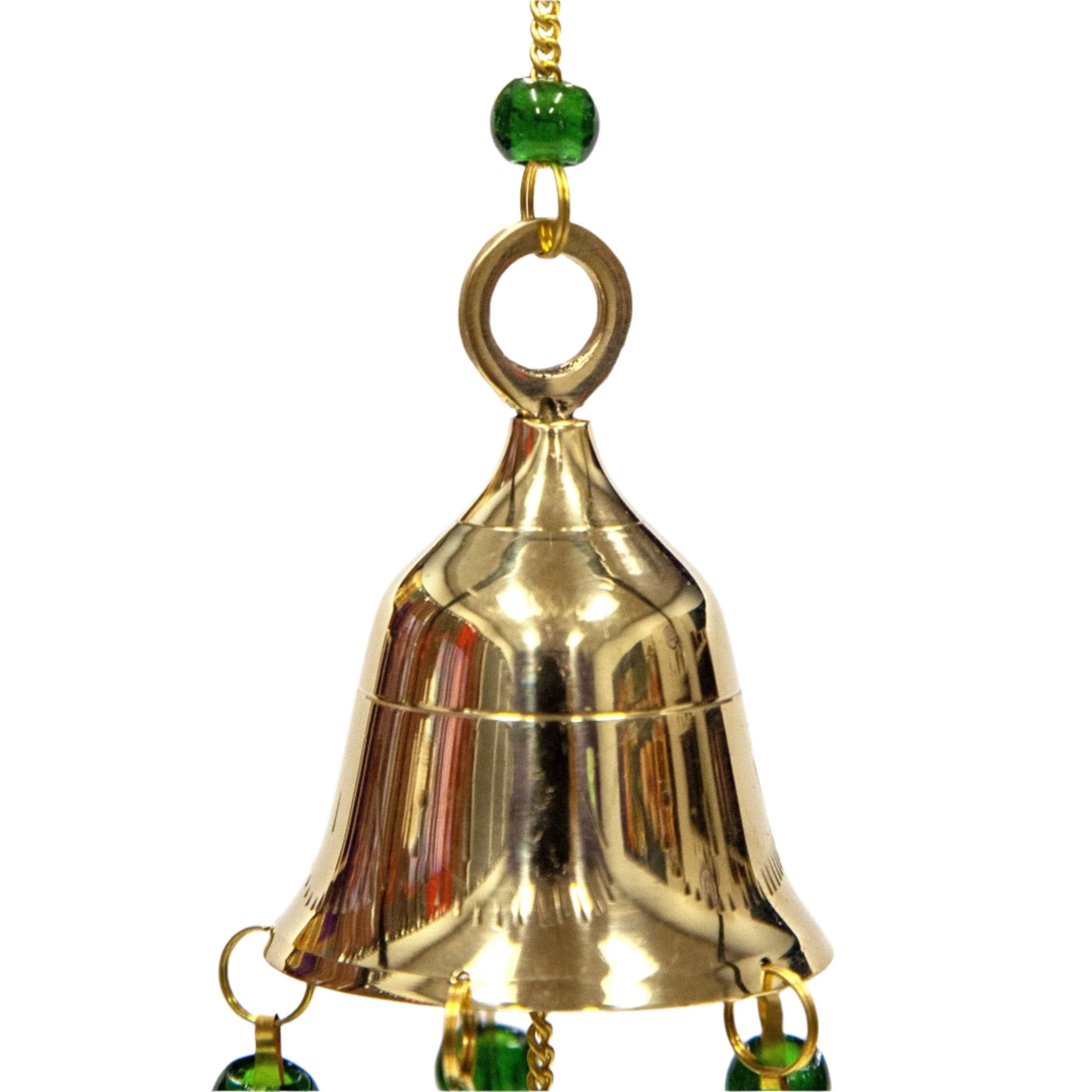 Brass Glass Assorted Dome Bell Wind Chime - Decorative Bells - Bellbazaar.com - BS356