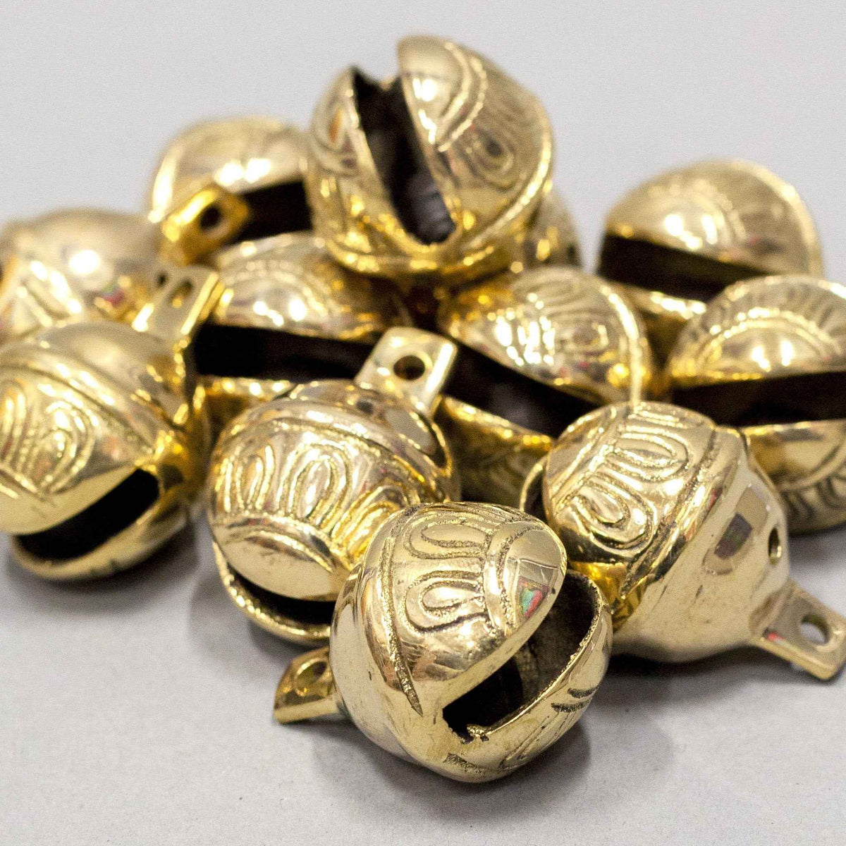 Brass Polar Bells - 1.5-Inch Engraved Bells