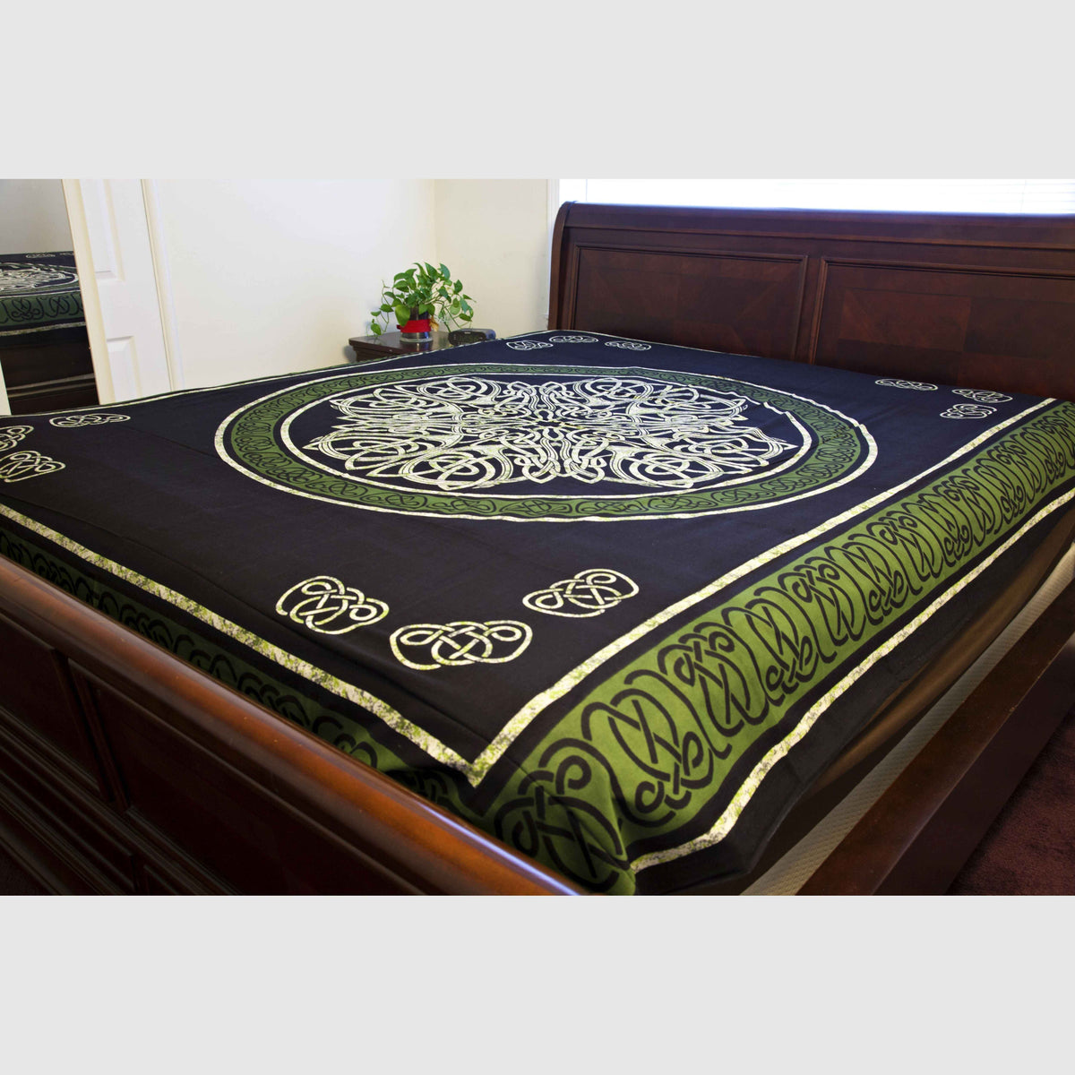 eltic Print Tapestry – Handcrafted Cotton Wall Art