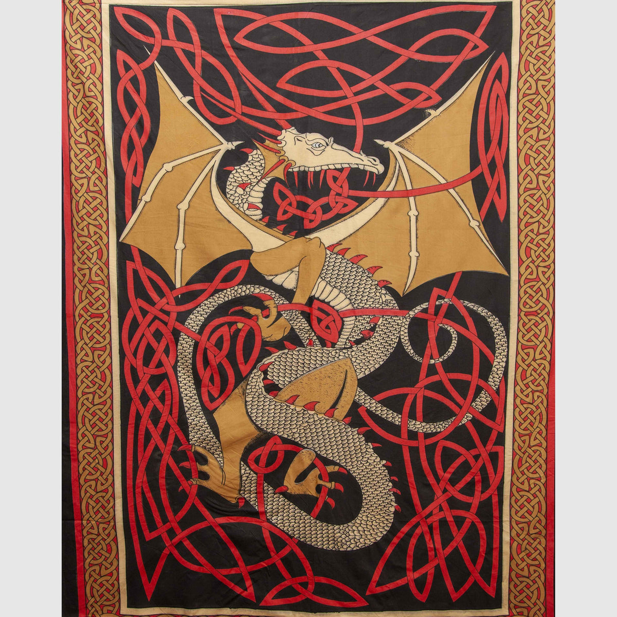 eltic Print Tapestry – Handcrafted Cotton Wall Art