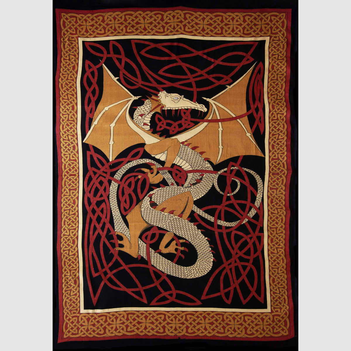 eltic Print Tapestry – Handcrafted Cotton Wall Art