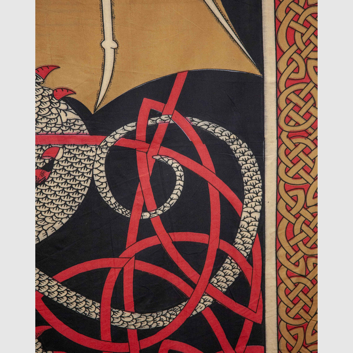 eltic Print Tapestry – Handcrafted Cotton Wall Art
