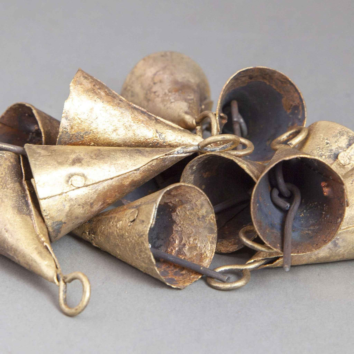 Cone-Shaped Tin Bells