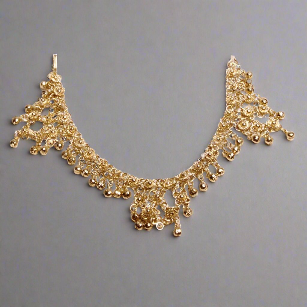 Contemporary Anklet with Sleek Bell Embellishments - Modern & Stylish Design - Apparel & Accessories > Jewelry > Anklets