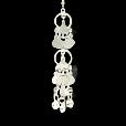 Elegant White Metal Earrings with Unique Design (007) - Timeless Style Accessory - Apparel & Accessories > Jewelry > Earrings