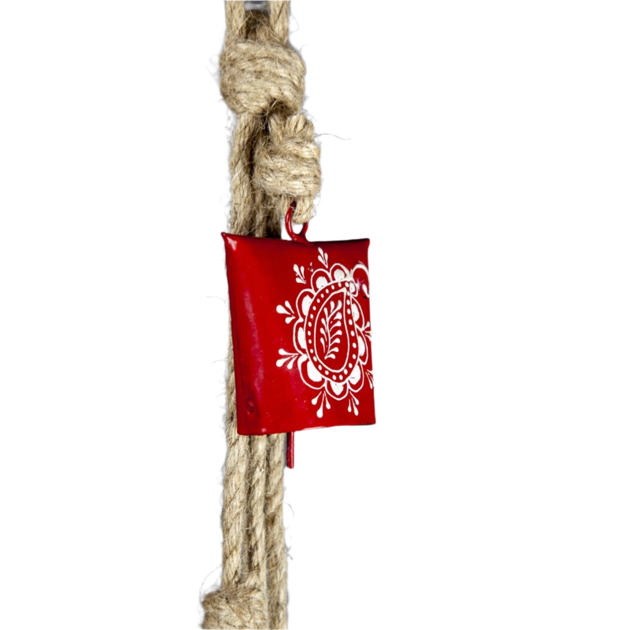 Hand Painted Bells On Jute - Decorative Bells - Bellbazaar.com - TS275