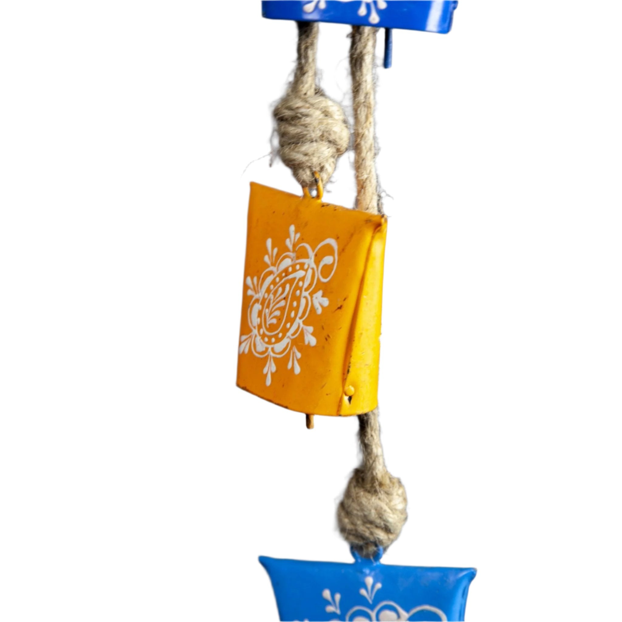 Hand Painted Bells On Jute - Decorative Bells - Bellbazaar.com - TS275