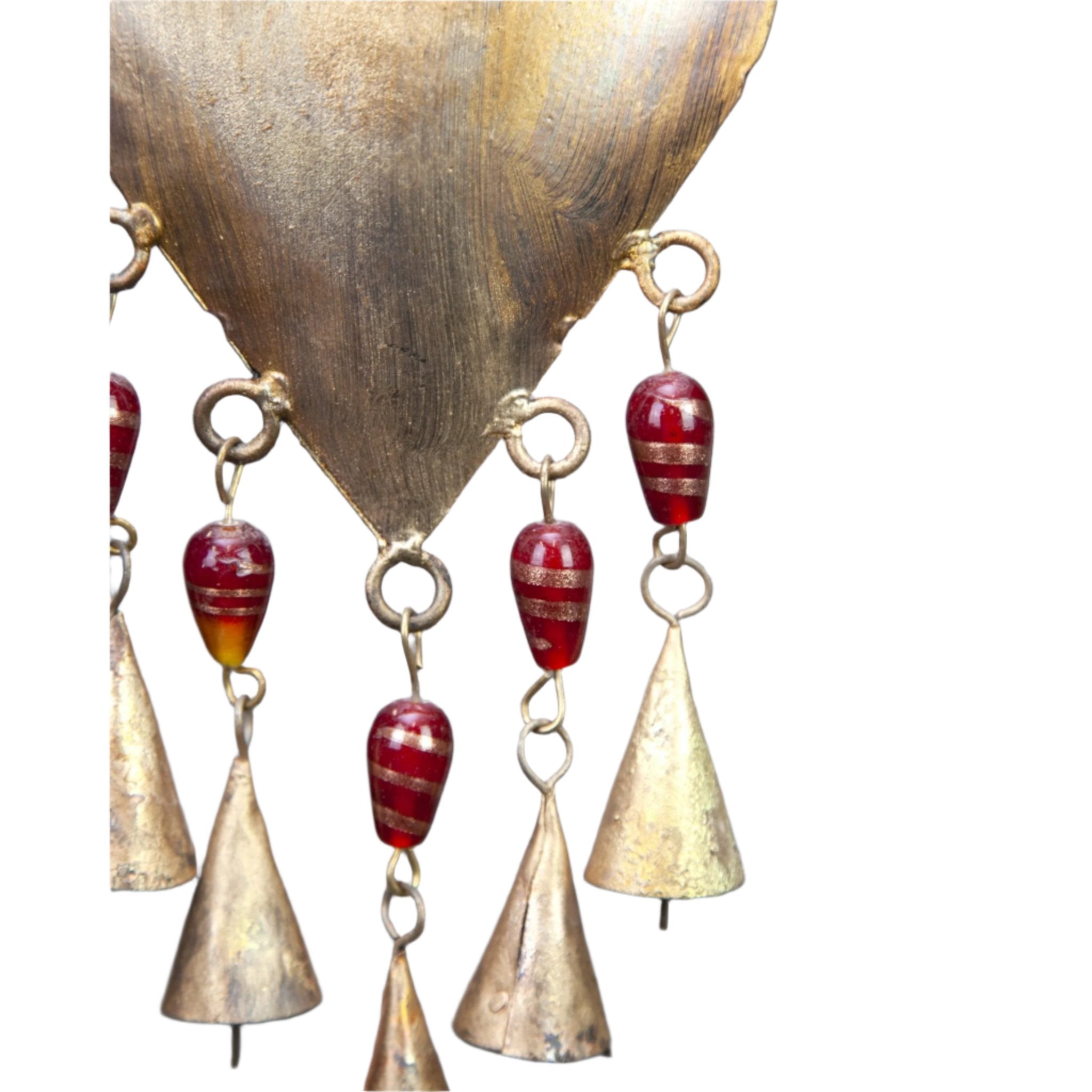Heart Chime With Beads - Decorative Bells - Bellbazaar.com - TS101