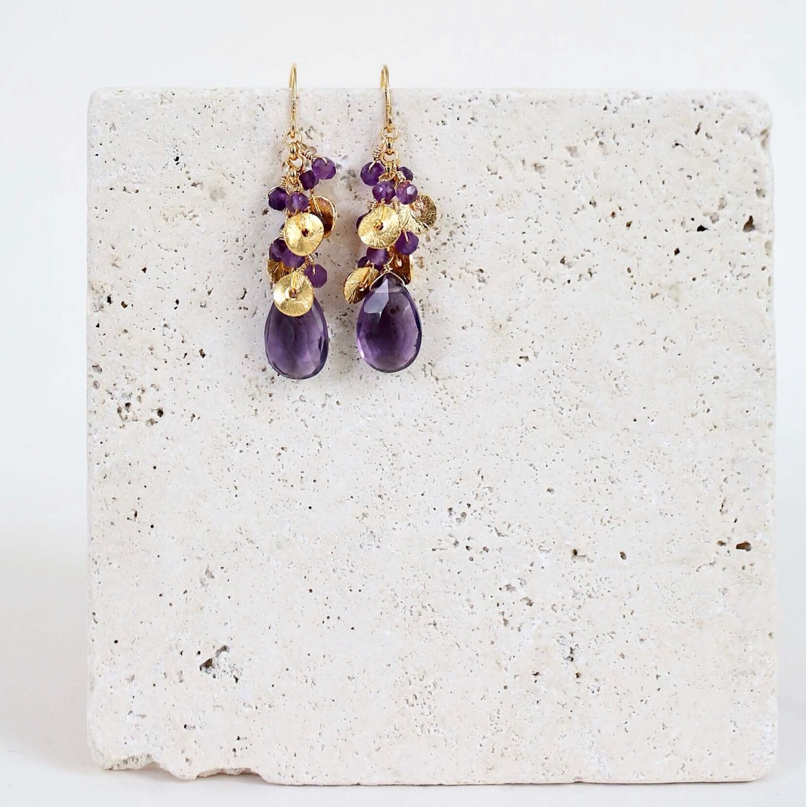 Amethyst Aurora Earrings
