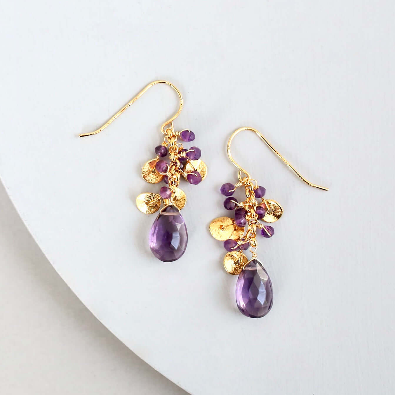 Amethyst Aurora Earrings