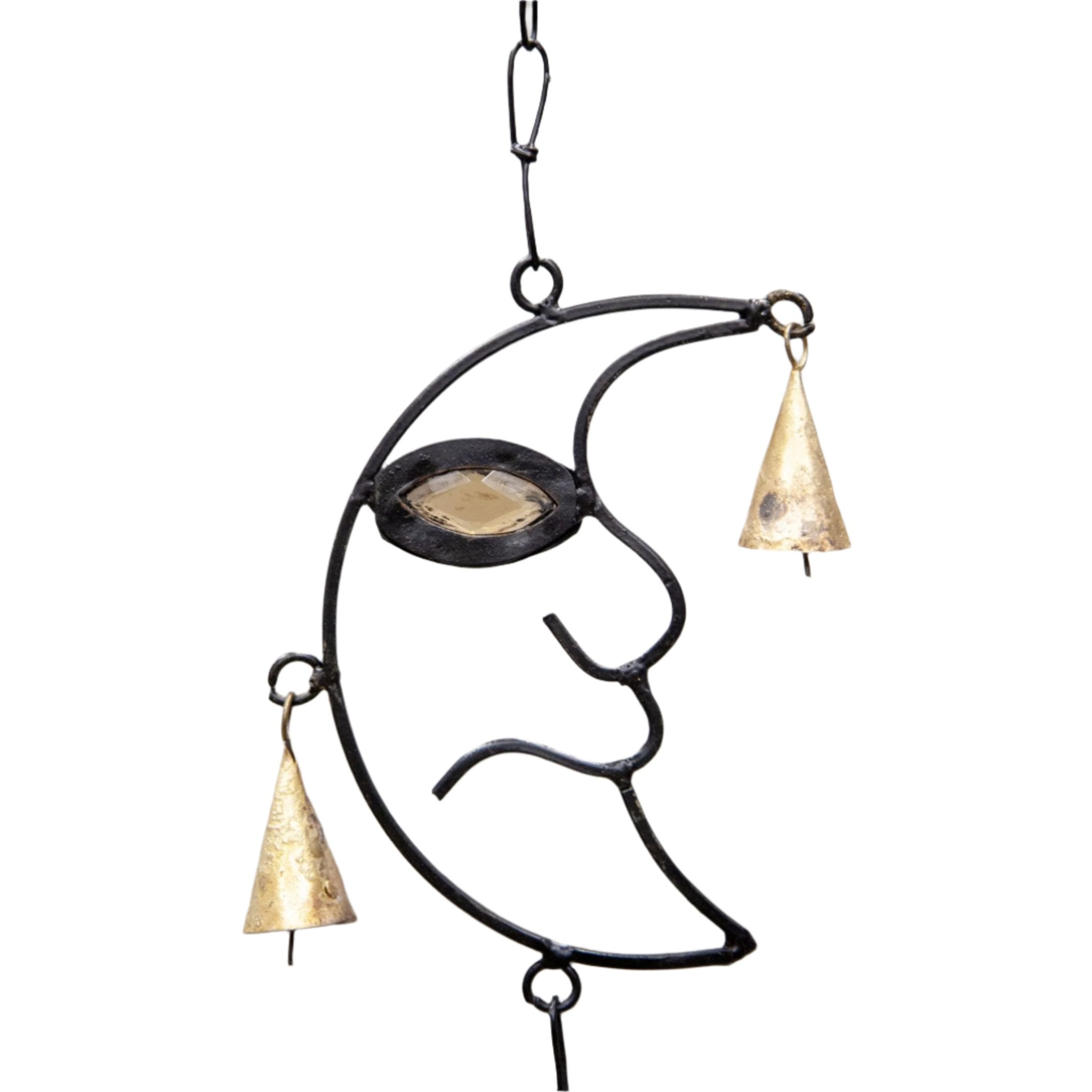 Iron Celestial Chime With Glass Accents - Decorative Bells - Bellbazaar.com - TS811