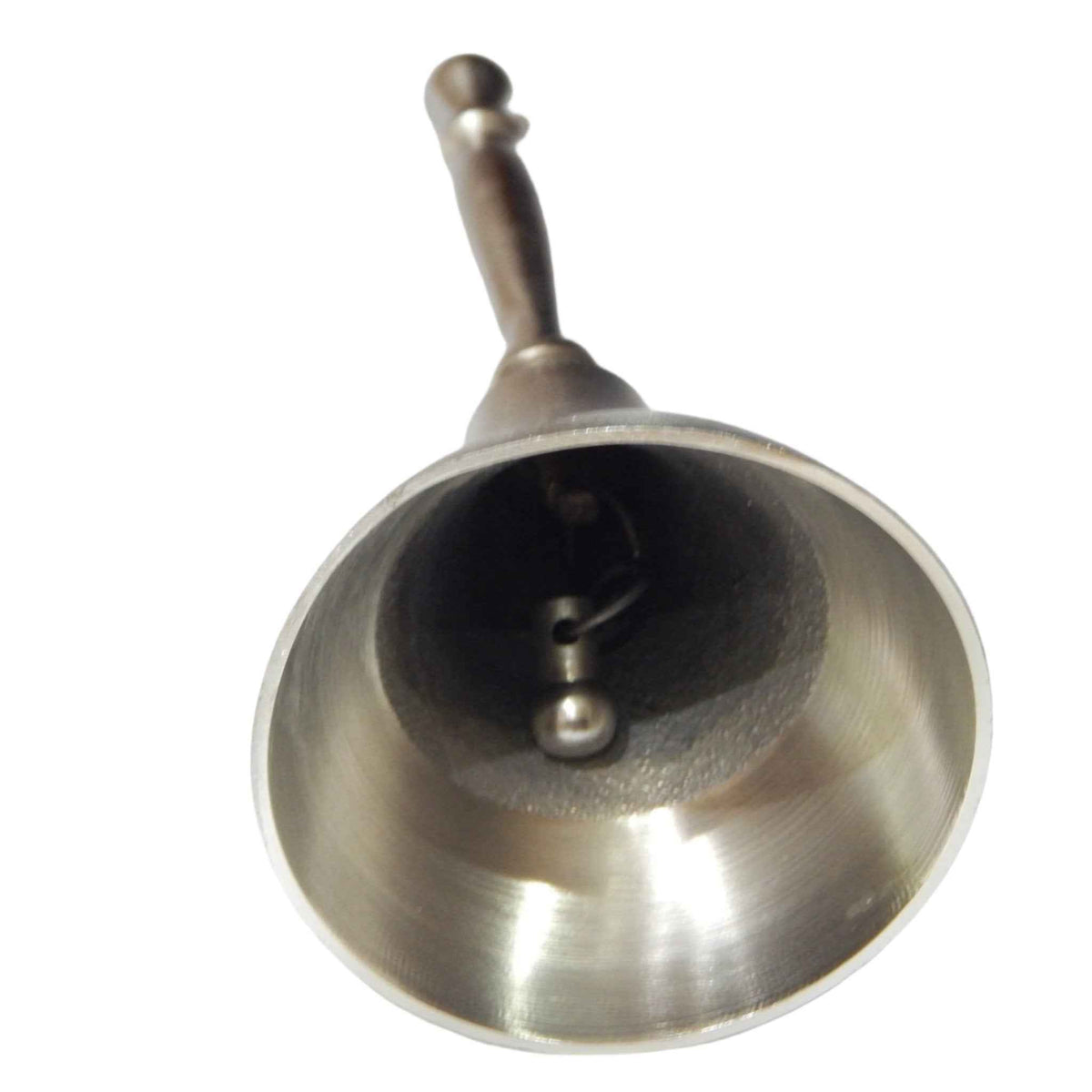 Pewter Polished Brass Handbell