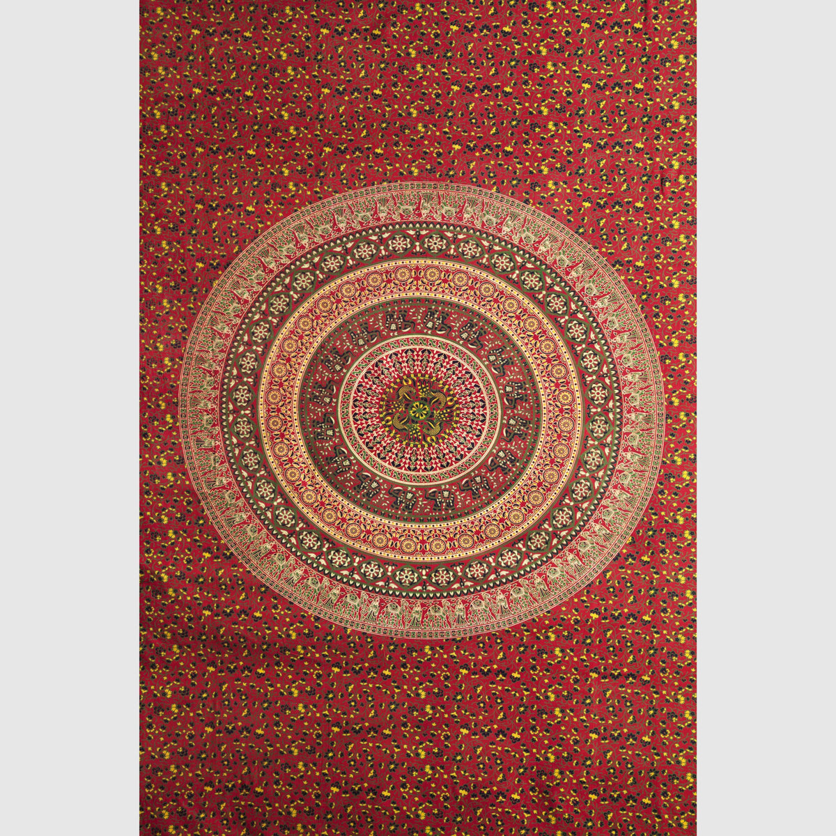 Sanganeer Mandala Powerloom Tapestry