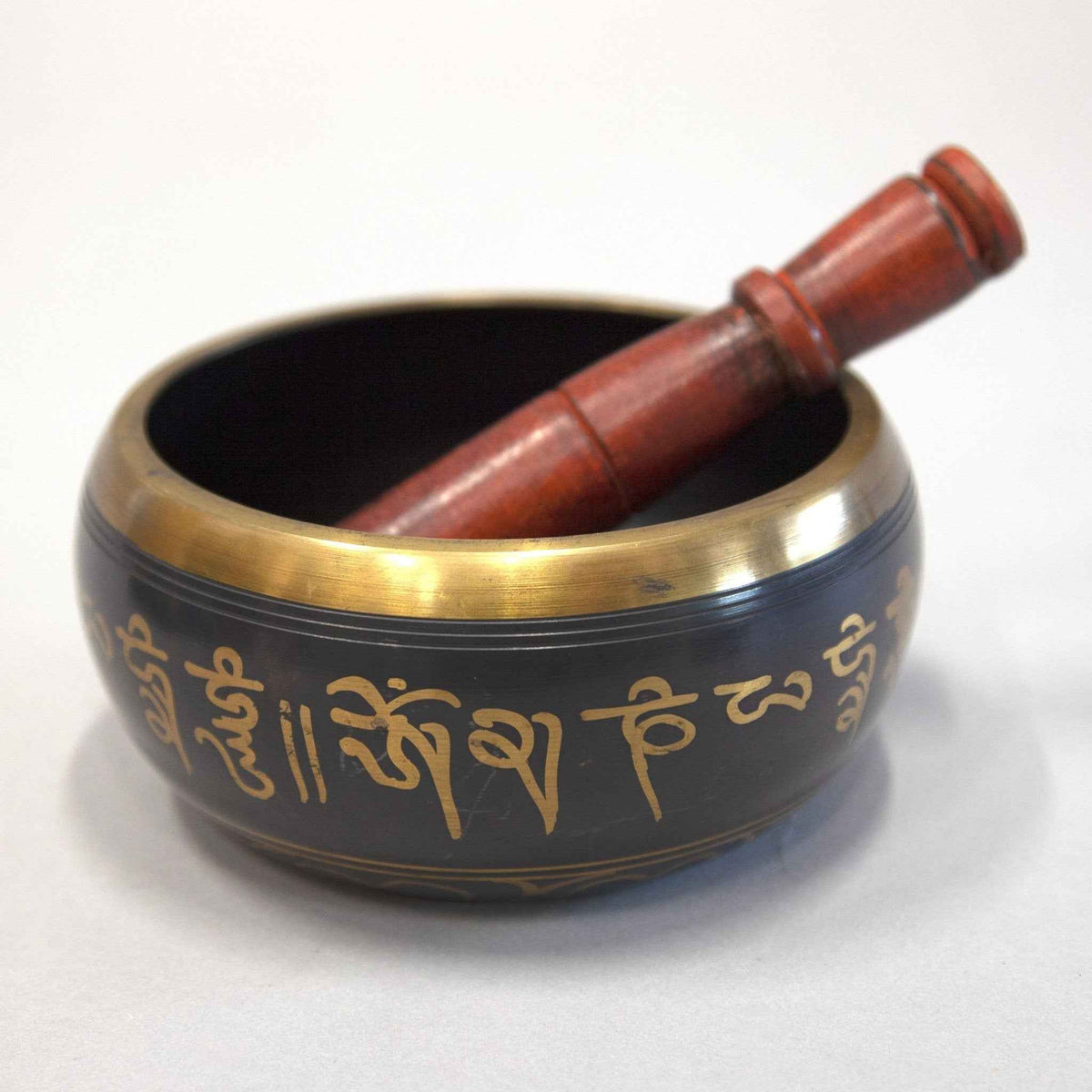 Seven-Metal OM Singing Bowl with Mallet