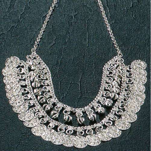Silver 20 - Inch Necklace with Coin Charms - Trendy & Versatile Accessory - Apparel & Accessories > Jewelry > Necklaces