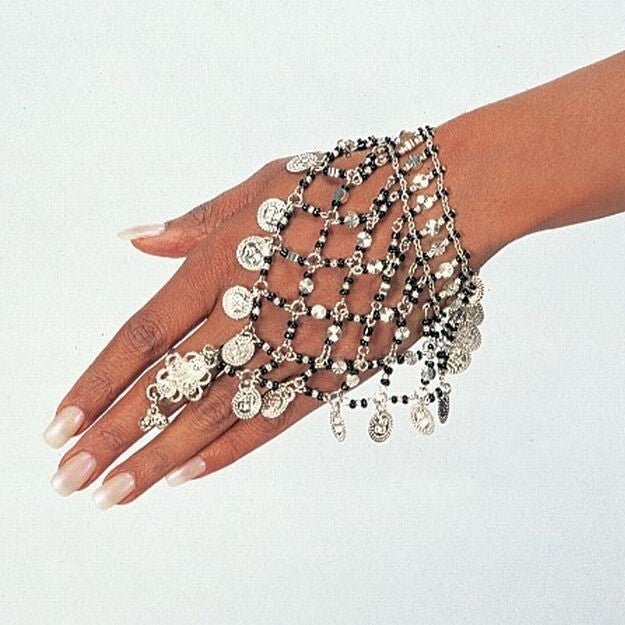Silver - Tone White Metal Single Ring Bracelet - Chic & Minimalist Accessory - Apparel & Accessories > Jewelry > Bracelets