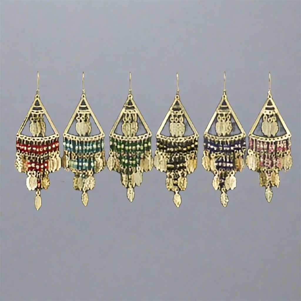 Stylish White Metal Fashion Earrings