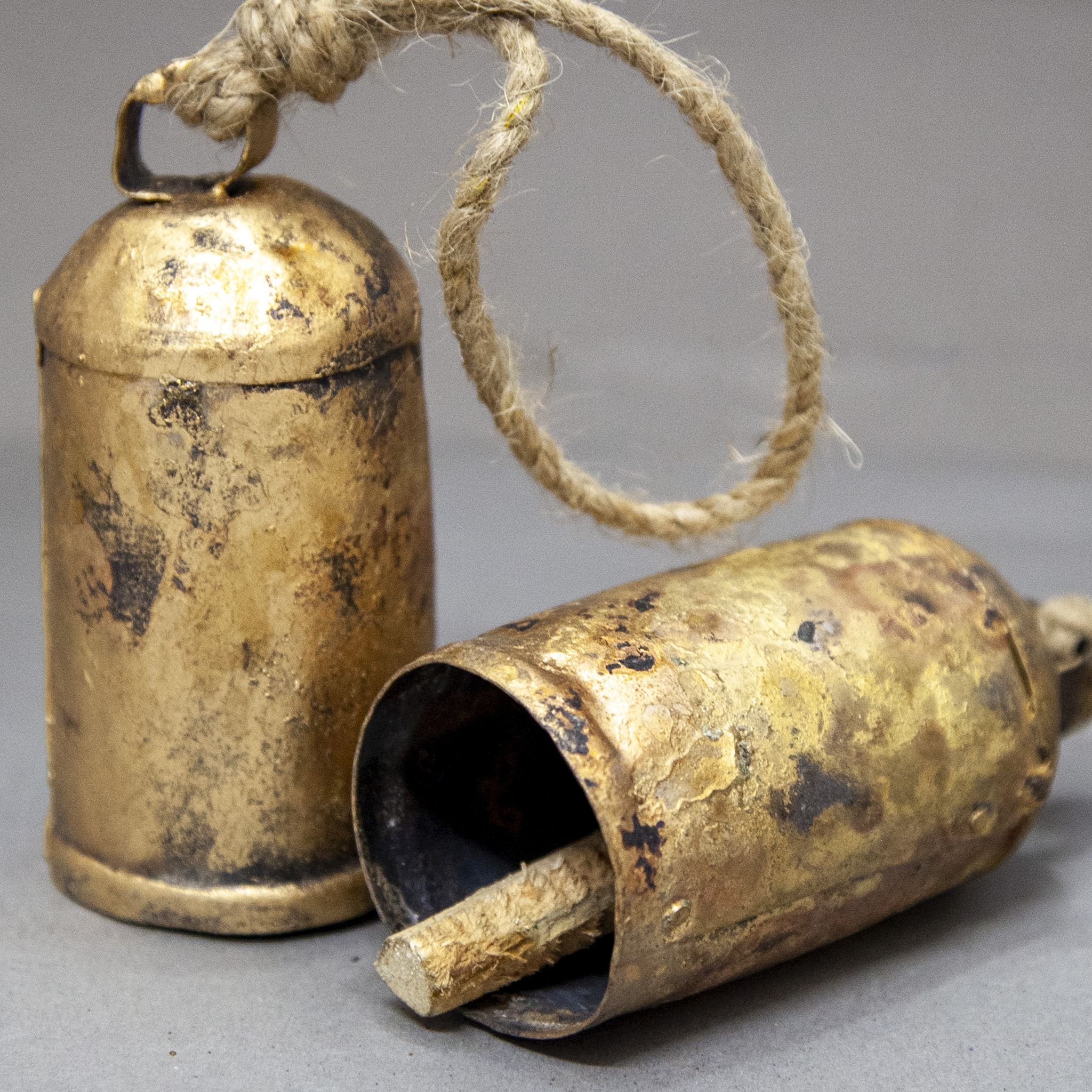 Tin Bell with Wood Striker - Decorative Bells - Bellbazaar.com - TL068