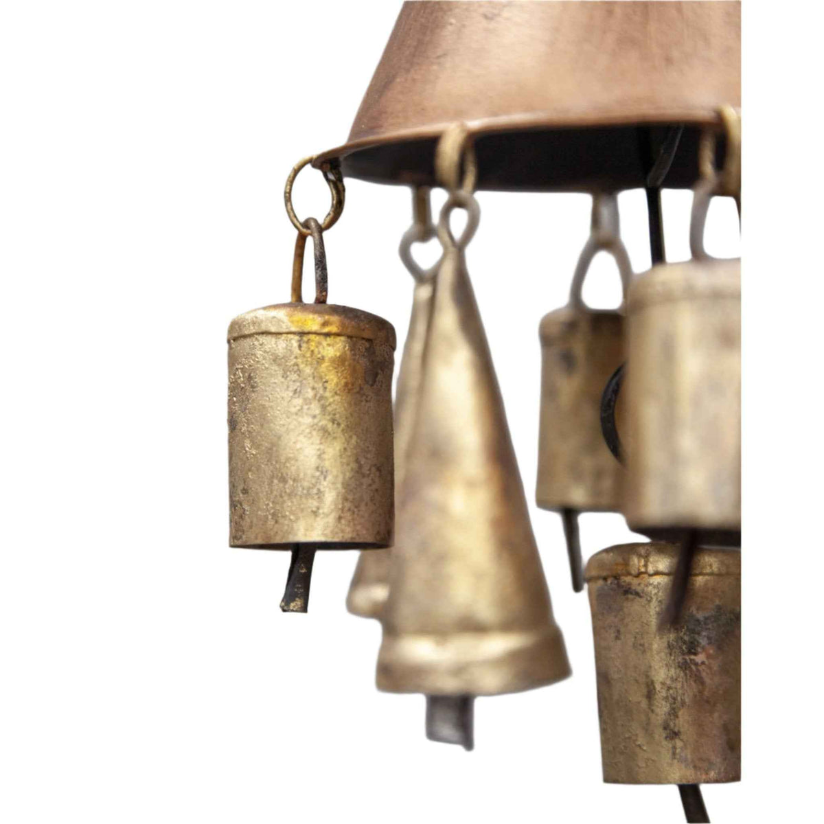 Tin Cone Chime With 9 Bells