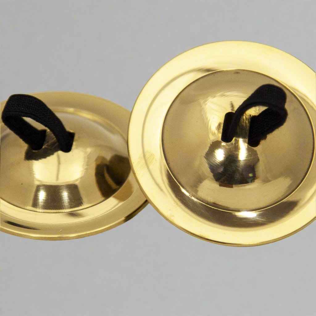 Two-Slots Brass Finger Cymbals