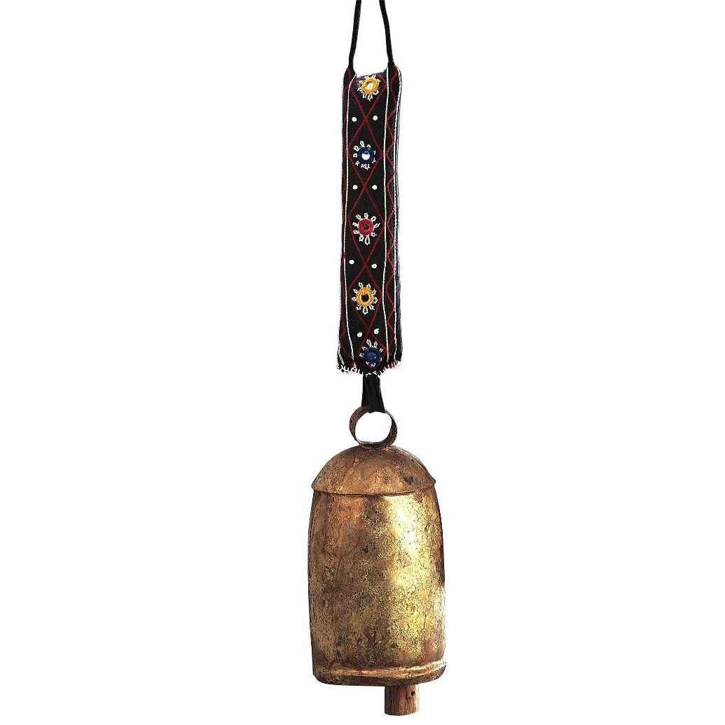 Wood Hammer Dome Top Tin Bell Chime