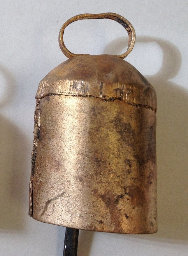Rustic Tin Bell with Rounded Top