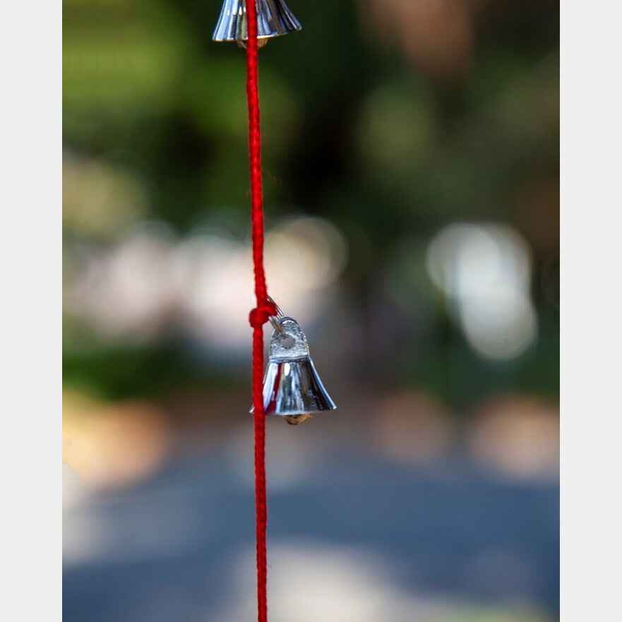 Mini Brass Bell Strand on 30 inch Cord