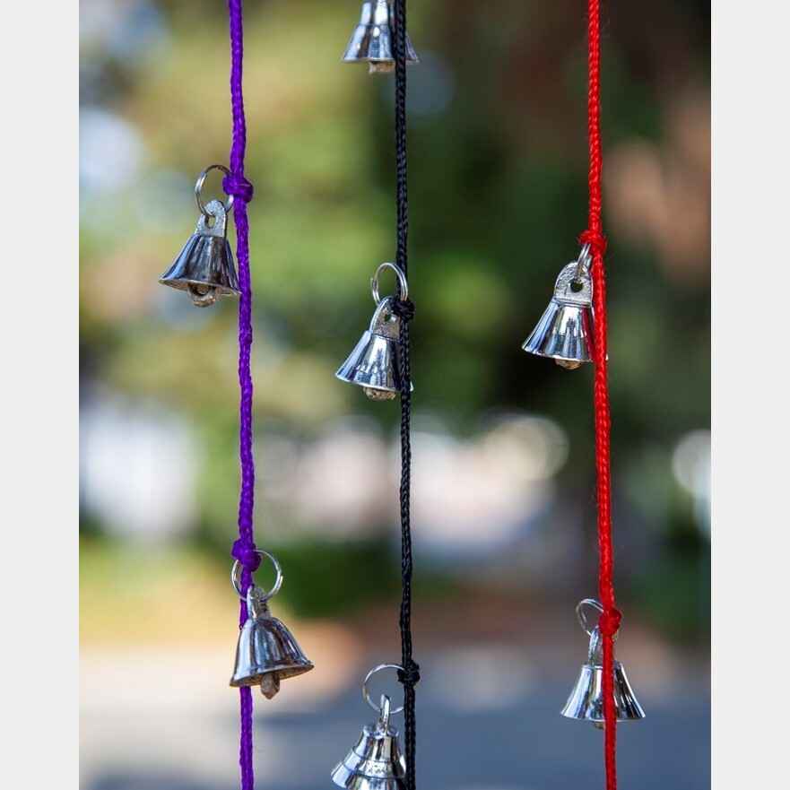 Mini Brass Bell Strand on 30 inch Cord