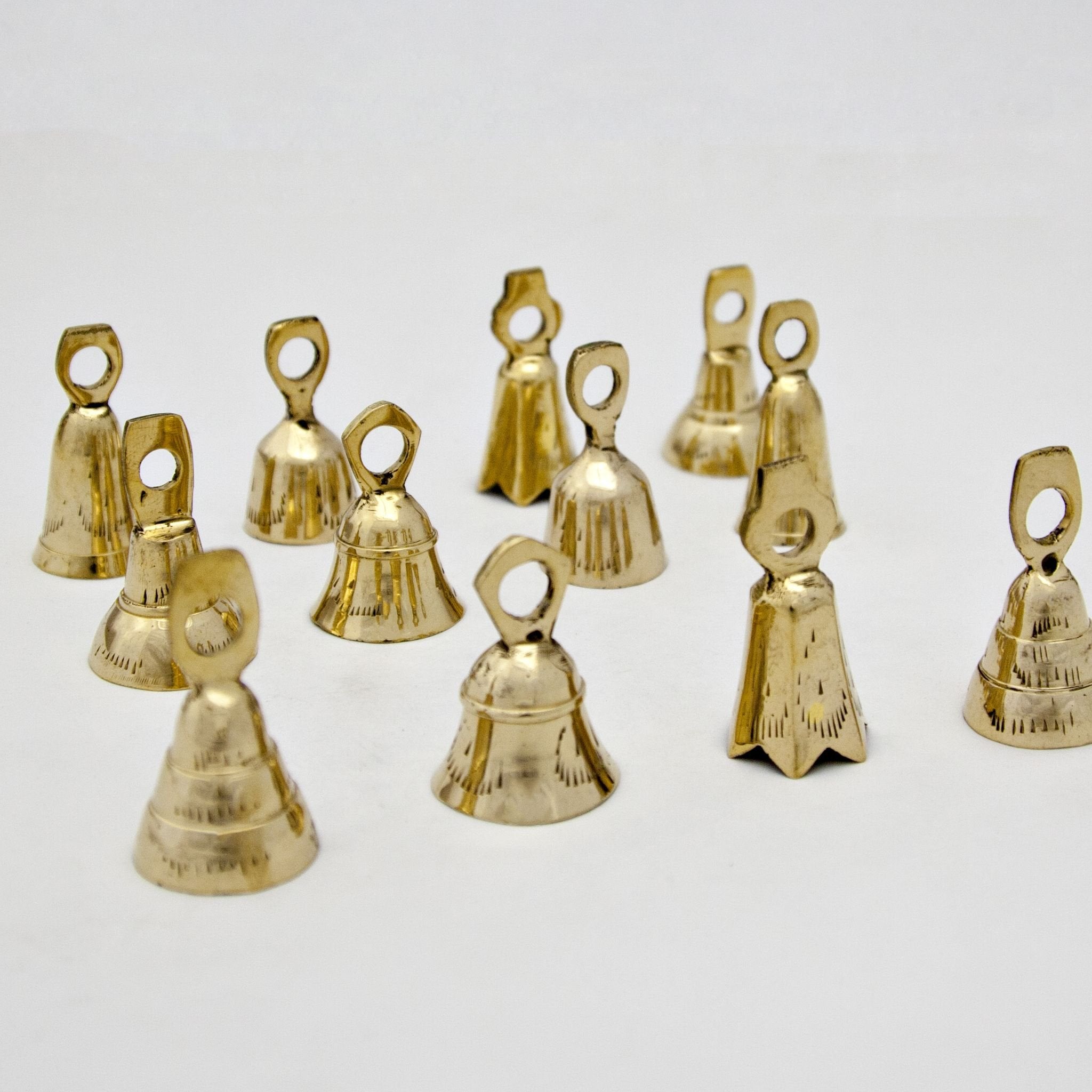 2" Assorted Brass Bells - Decorative Bells - Bellbazaar.com - BL032