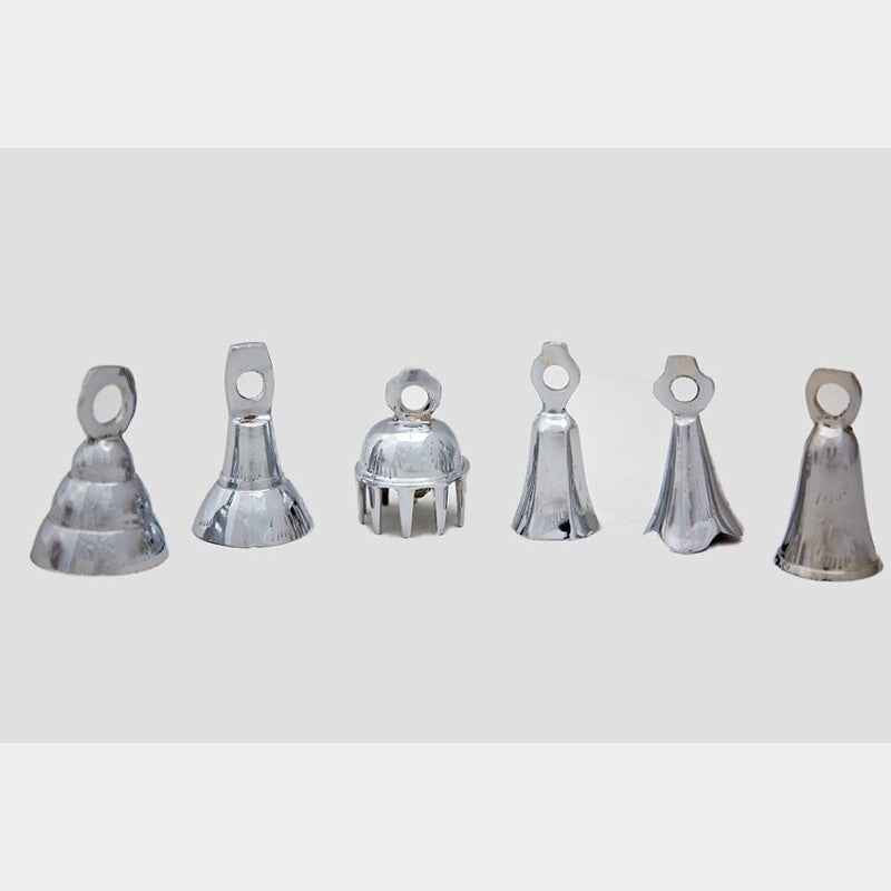 Brass Bells Set - 2.5 inch - Assorted Six Designs