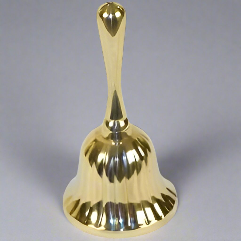 3.5 - Inch Tall Brass Handbell - Decorative Bells - Bellbazaar.com - 16721