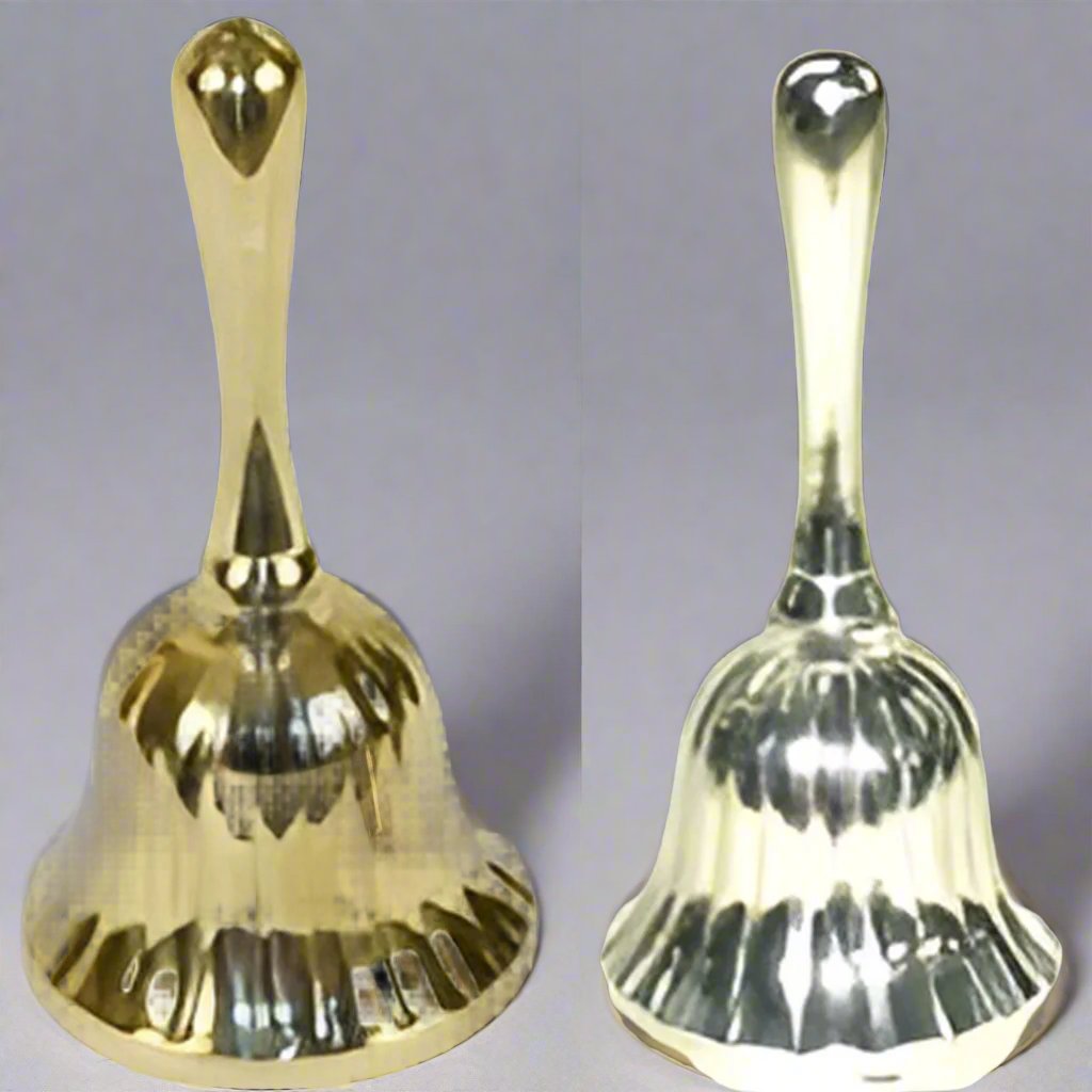 3.5 - Inch Tall Brass Handbell - Decorative Bells - Bellbazaar.com - 16721