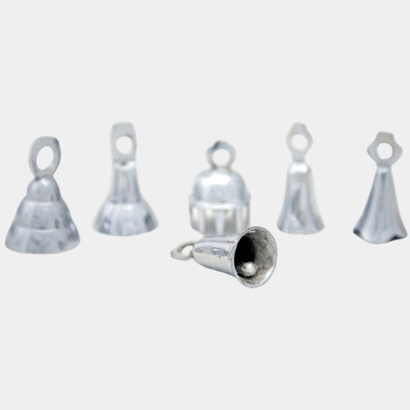 Brass Bells Set - 2.5 inch - Assorted Six Designs