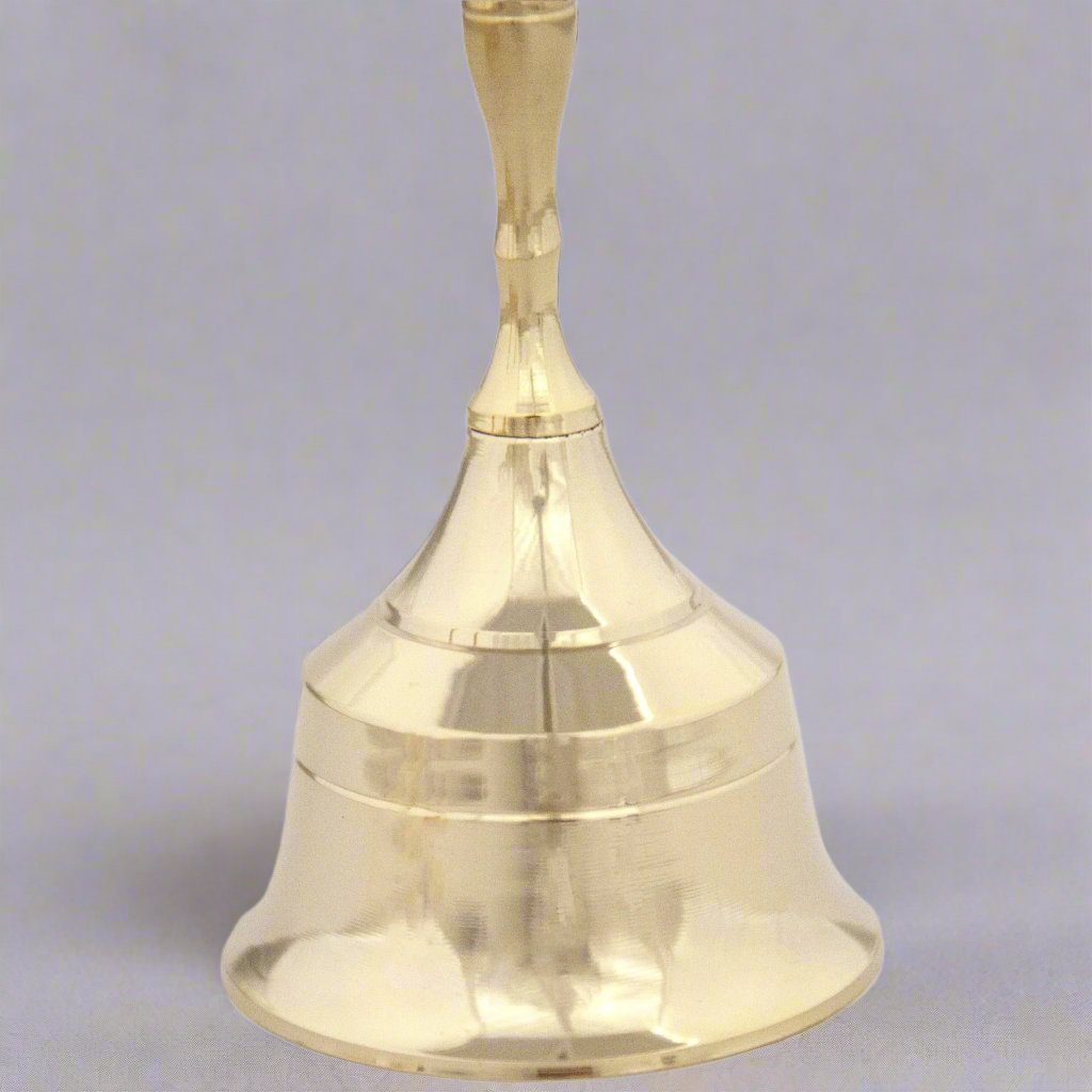 5 - Inch Polished Brass Handbells - Decorative Bells - Bellbazaar.com - BL064 - C