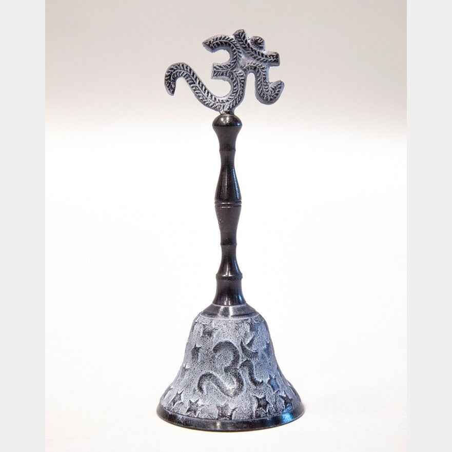 Brass Hand Bell with Om Design