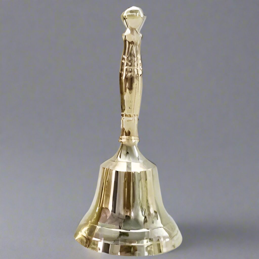 8" H Brass Handbell - Decorative Bells - Bellbazaar.com - 17412