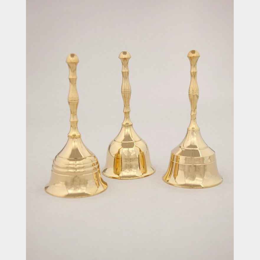 5-Inch Polished Brass Handbells