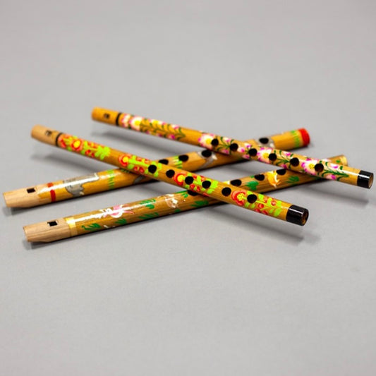 Hand Painted Bamboo Flutes