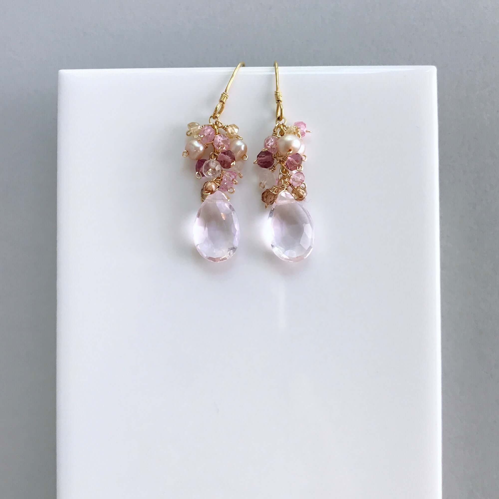 Rose Pink Bala Earrings